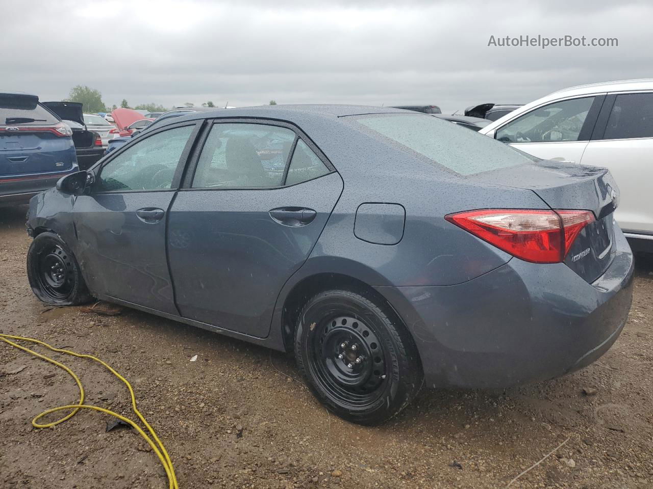 2017 Toyota Corolla L Gray vin: 2T1BURHE2HC885952