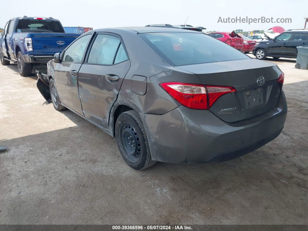 2017 Toyota Corolla Le Серый vin: 2T1BURHE2HC886065