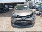 2017 Toyota Corolla Le Gray vin: 2T1BURHE2HC886065