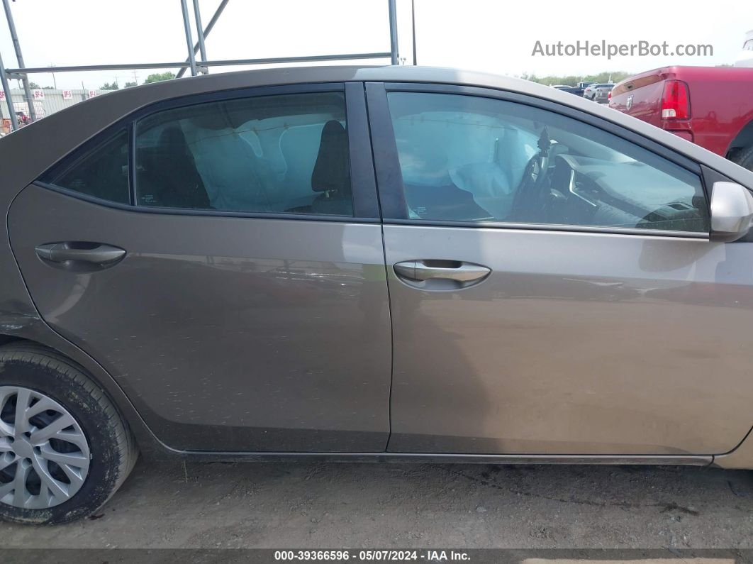 2017 Toyota Corolla Le Серый vin: 2T1BURHE2HC886065