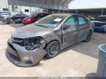 2017 Toyota Corolla Le Gray vin: 2T1BURHE2HC886065