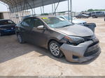 2017 Toyota Corolla Le Gray vin: 2T1BURHE2HC886065