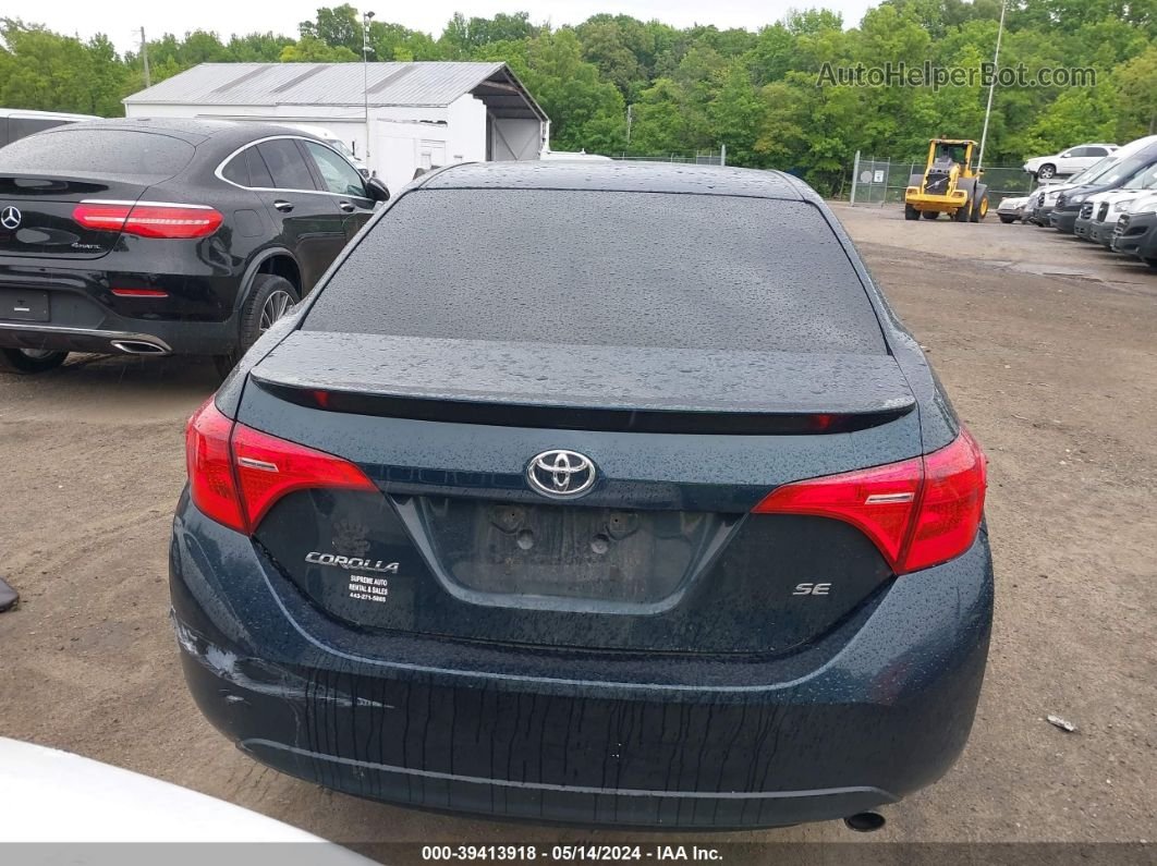 2017 Toyota Corolla Se Dark Blue vin: 2T1BURHE2HC950346