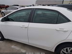 2018 Toyota Corolla Le White vin: 2T1BURHE2JC069264