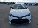 2018 Toyota Corolla L White vin: 2T1BURHE2JC096075