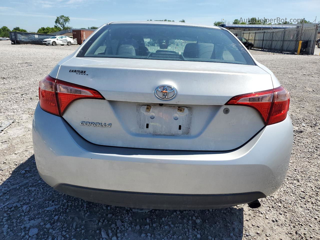 2019 Toyota Corolla L Silver vin: 2T1BURHE2KC128072