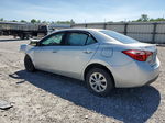 2019 Toyota Corolla L Silver vin: 2T1BURHE2KC128072