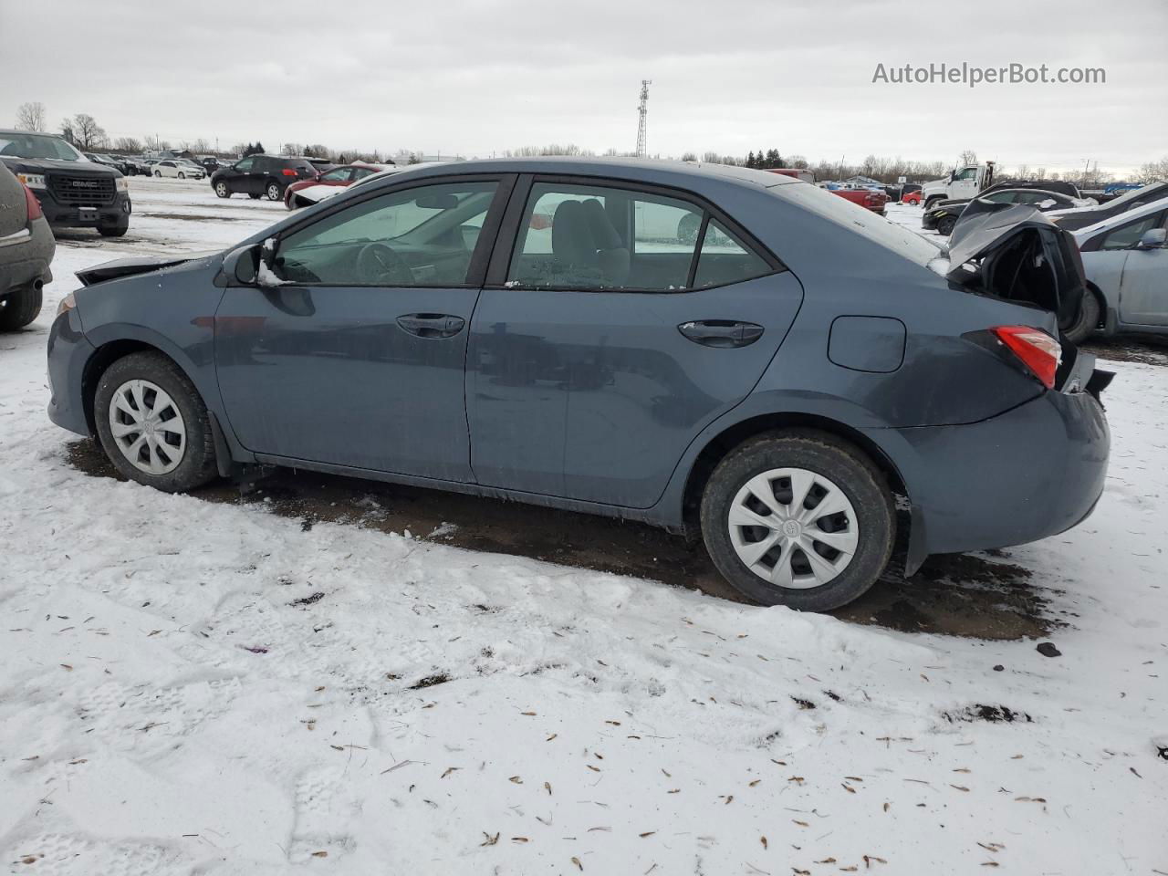 2019 Toyota Corolla L Gray vin: 2T1BURHE2KC128265