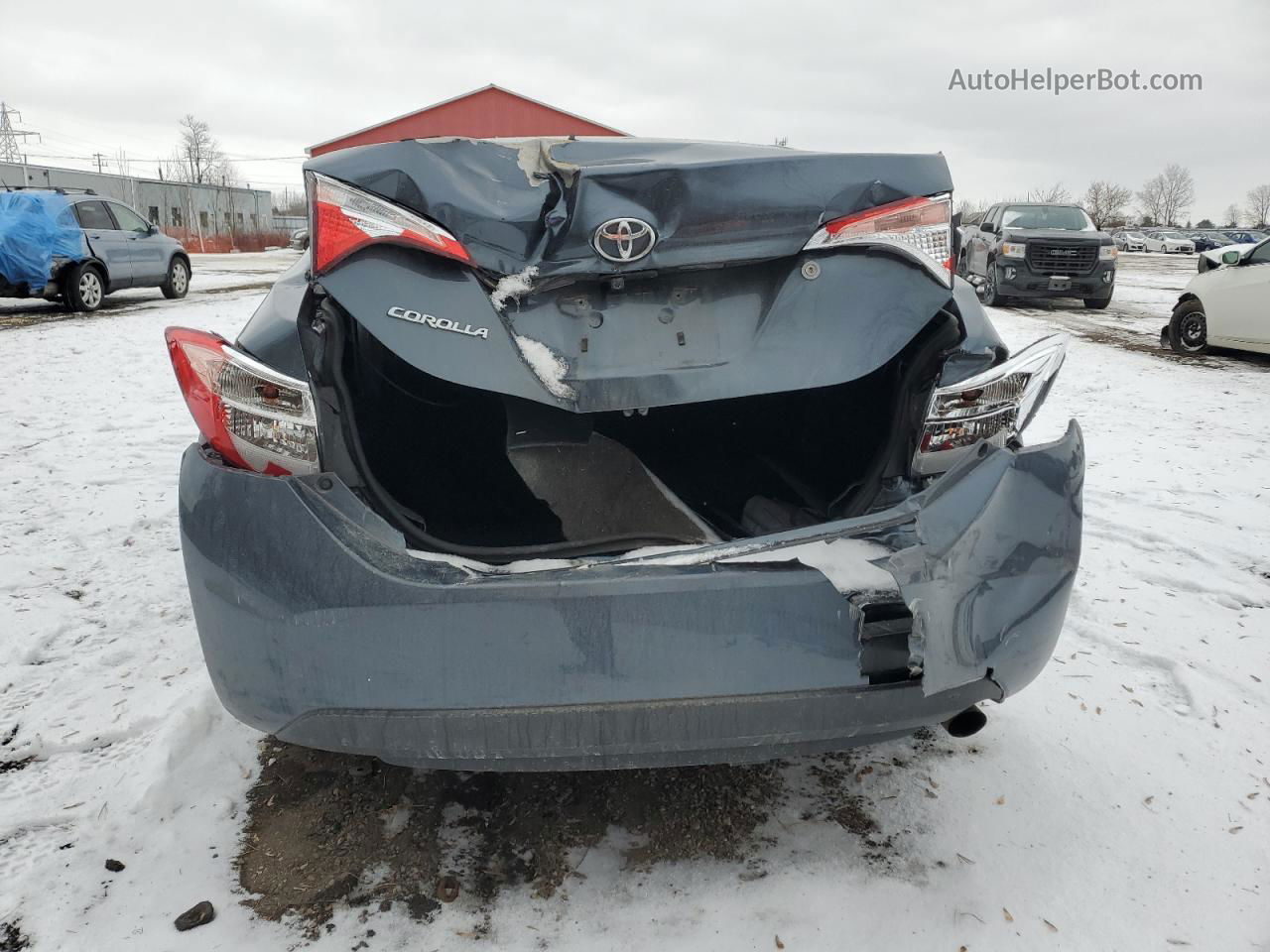 2019 Toyota Corolla L Gray vin: 2T1BURHE2KC128265