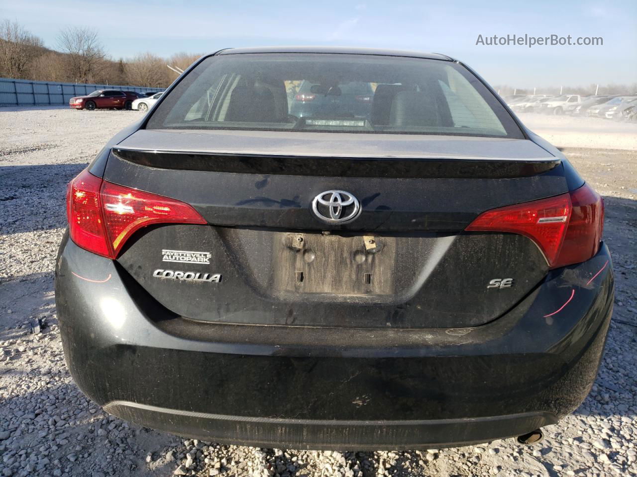 2019 Toyota Corolla L Black vin: 2T1BURHE2KC129058