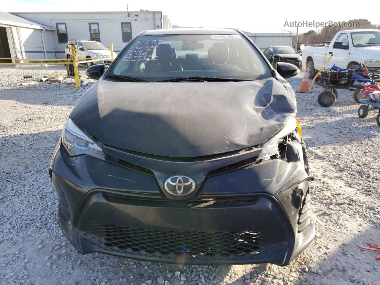 2019 Toyota Corolla L Black vin: 2T1BURHE2KC129058