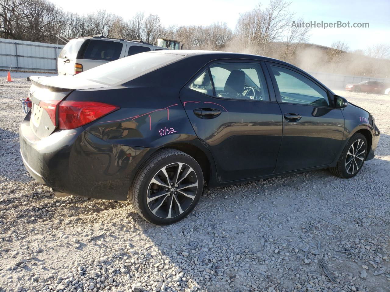 2019 Toyota Corolla L Black vin: 2T1BURHE2KC129058