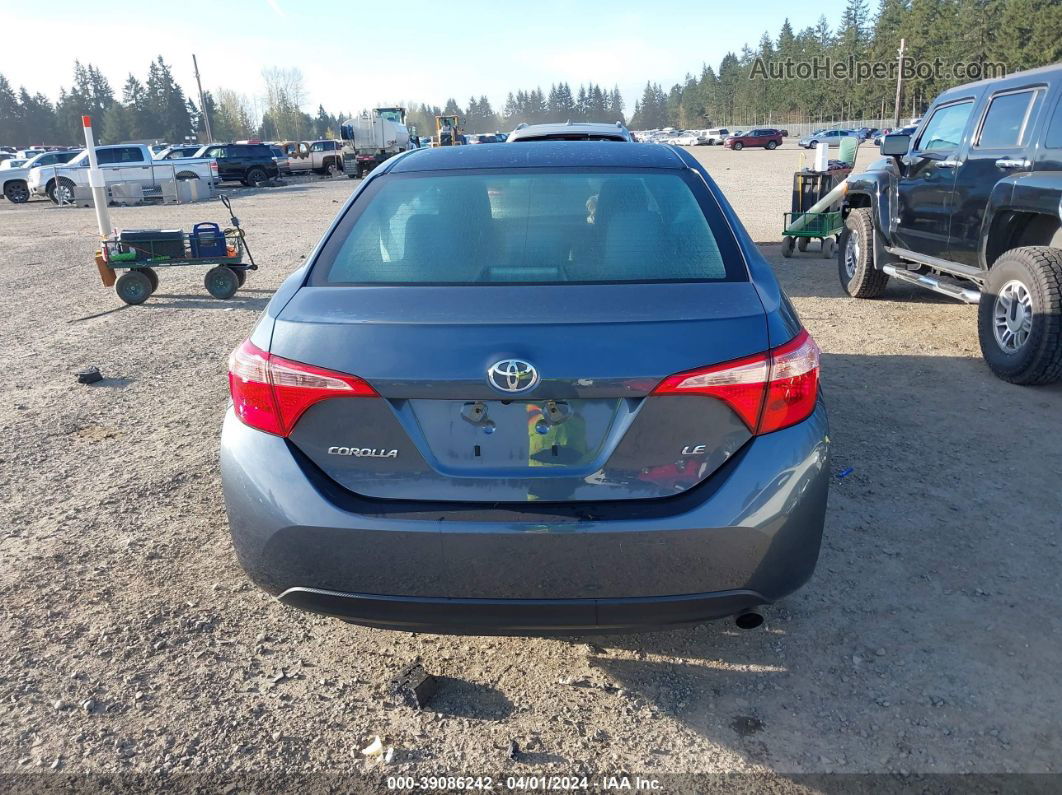 2019 Toyota Corolla Le Gray vin: 2T1BURHE2KC140285