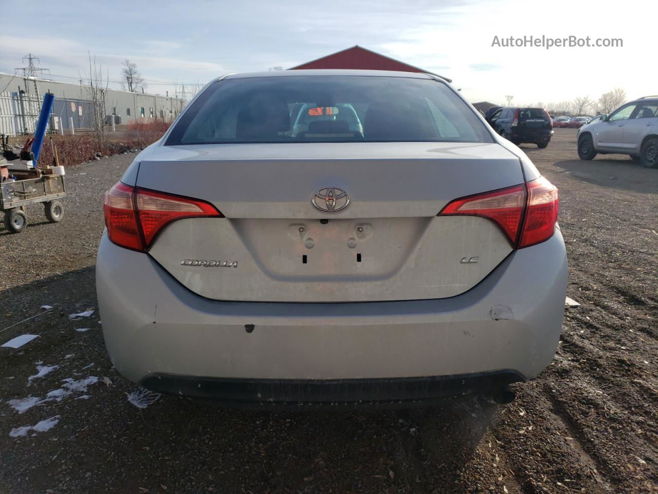 2019 Toyota Corolla L Silver vin: 2T1BURHE2KC147723