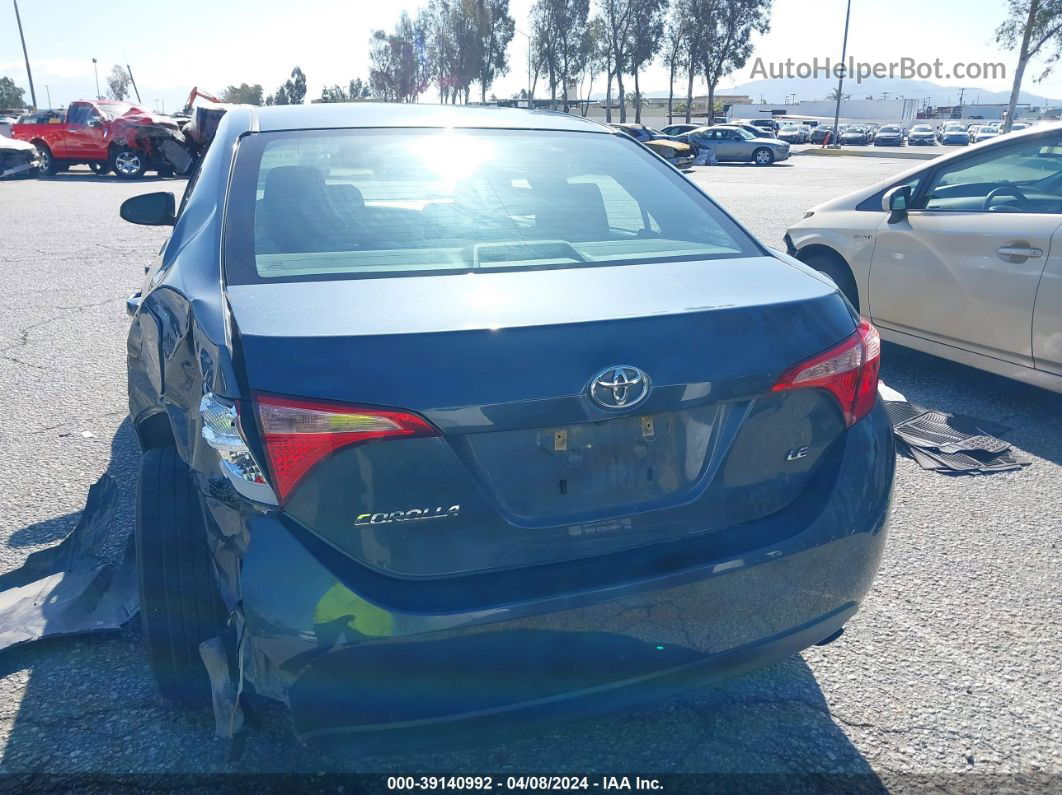 2019 Toyota Corolla Le Gray vin: 2T1BURHE2KC161783