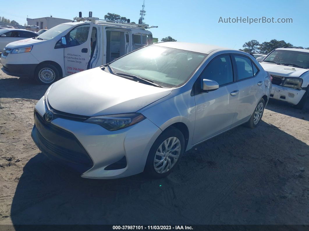 2019 Toyota Corolla Le Silver vin: 2T1BURHE2KC166871