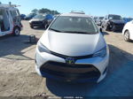 2019 Toyota Corolla Le Silver vin: 2T1BURHE2KC166871