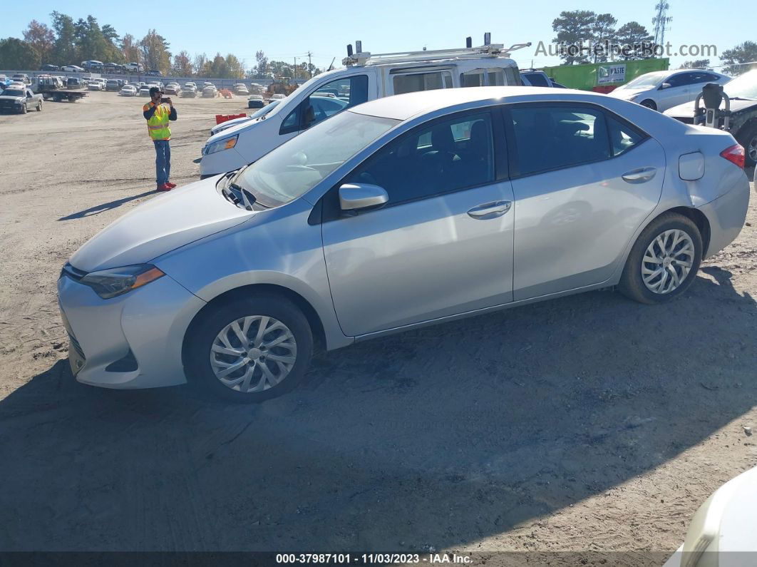 2019 Toyota Corolla Le Silver vin: 2T1BURHE2KC166871