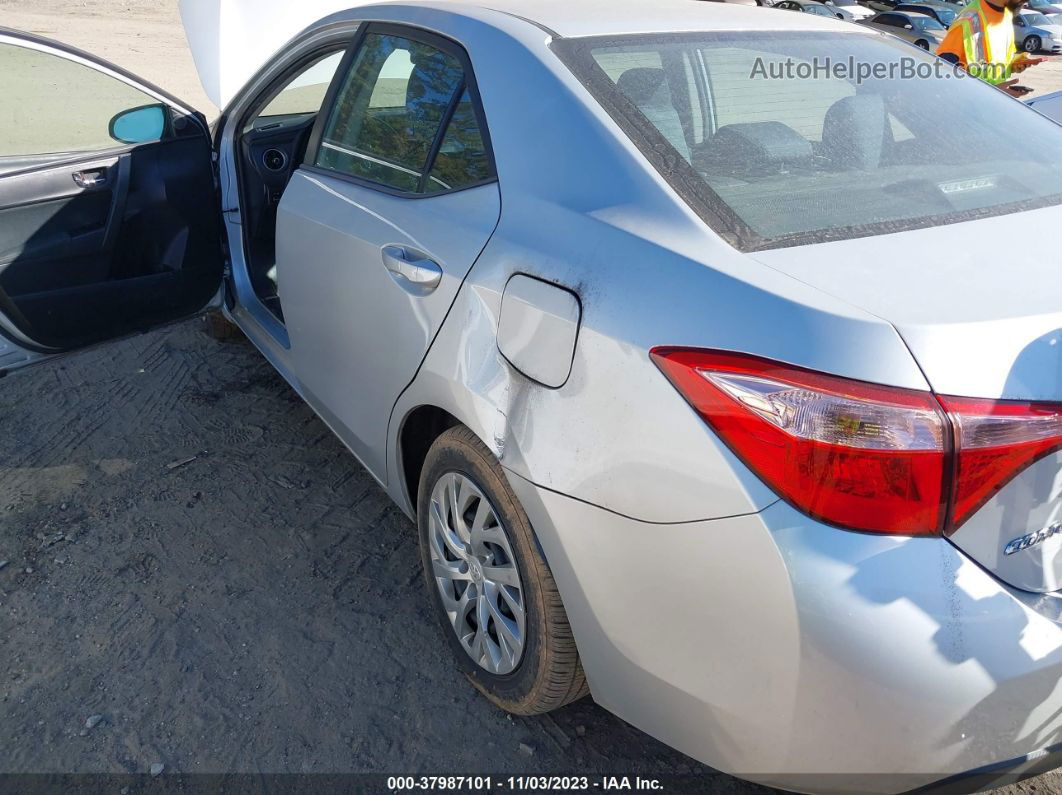 2019 Toyota Corolla Le Silver vin: 2T1BURHE2KC166871