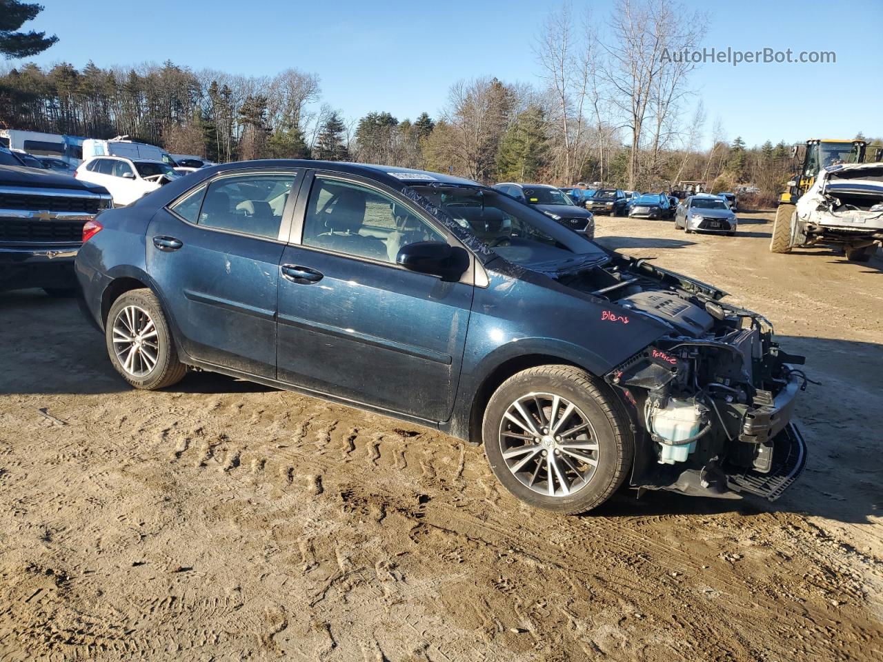 2019 Toyota Corolla L Black vin: 2T1BURHE2KC176798