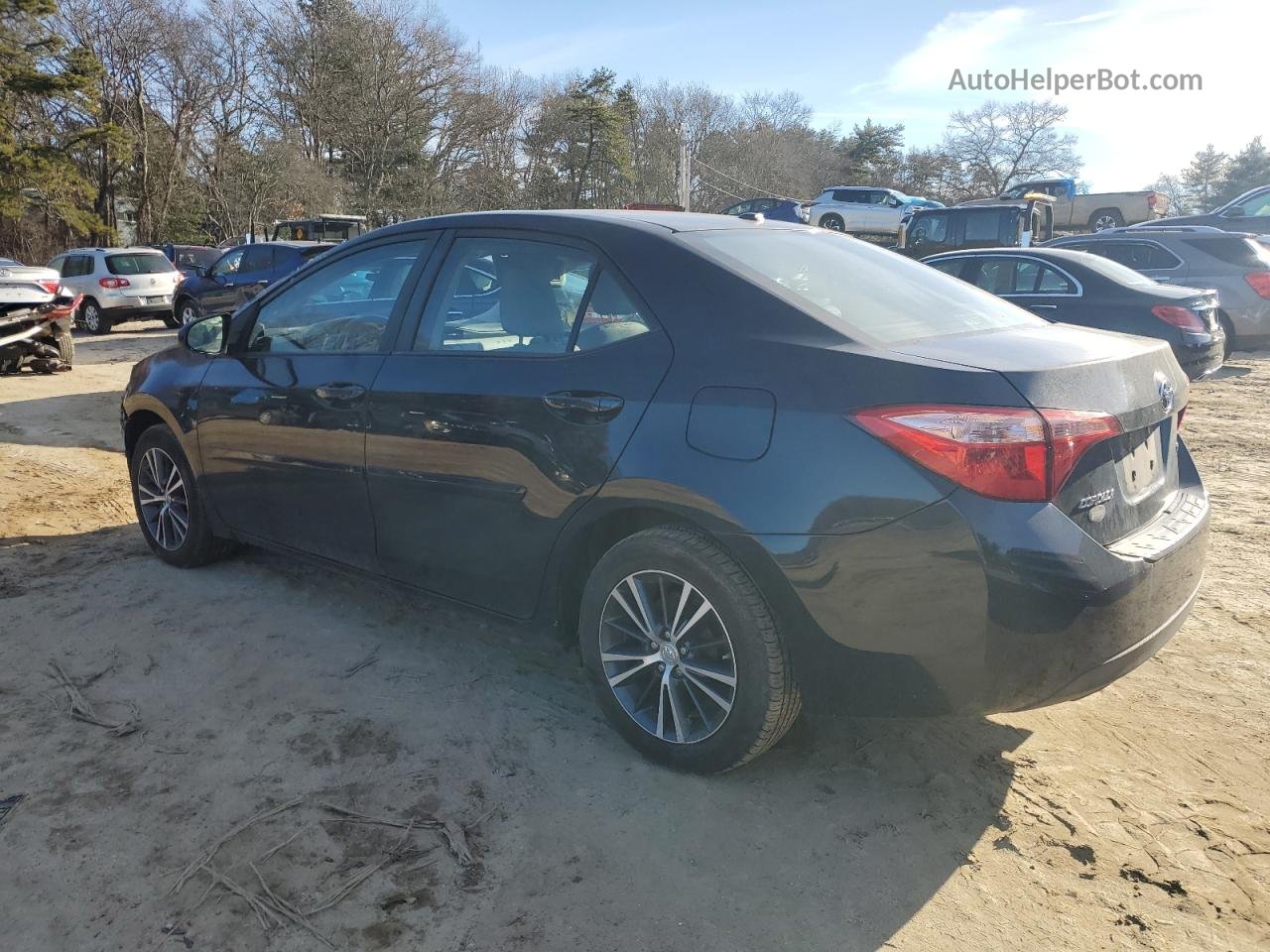 2019 Toyota Corolla L Black vin: 2T1BURHE2KC176798