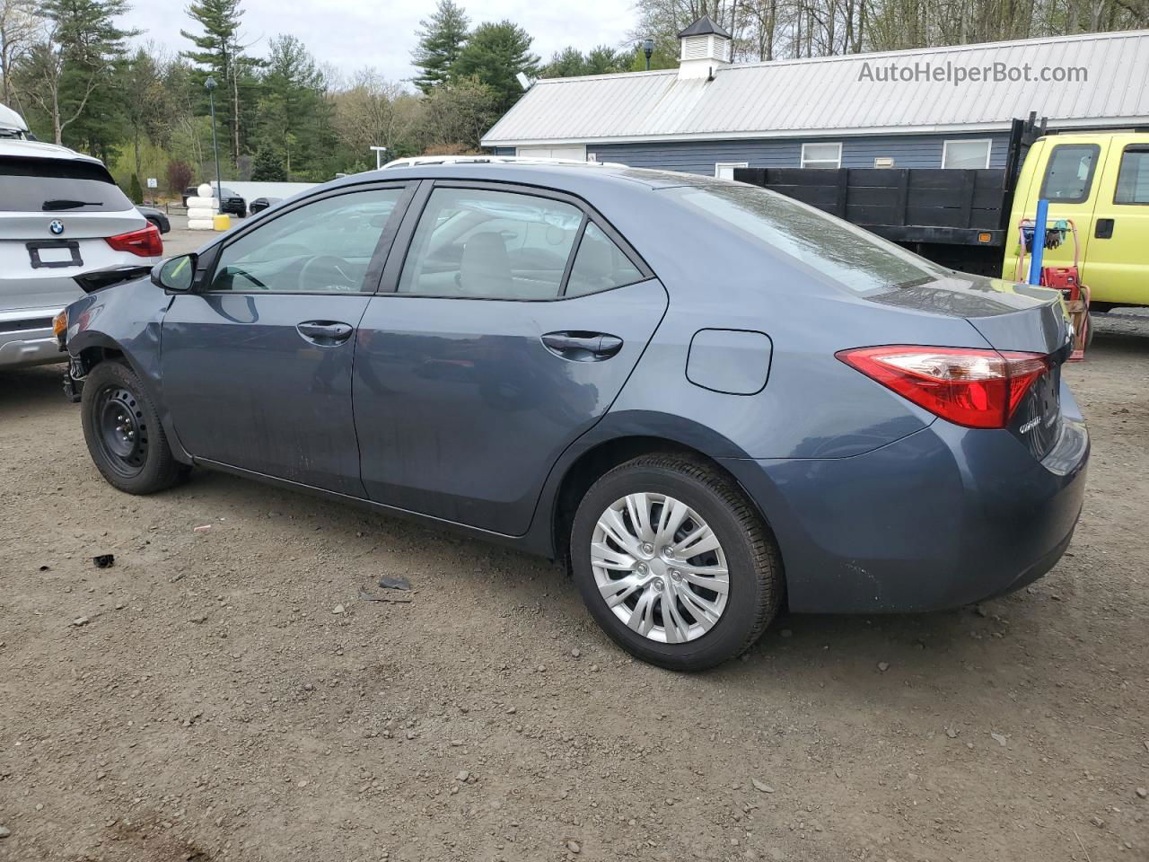 2019 Toyota Corolla L Gray vin: 2T1BURHE2KC186439