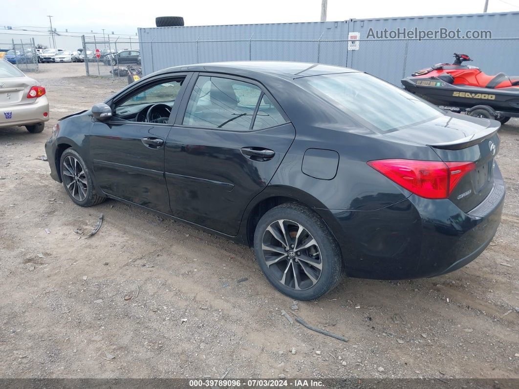 2019 Toyota Corolla Se Black vin: 2T1BURHE2KC194511