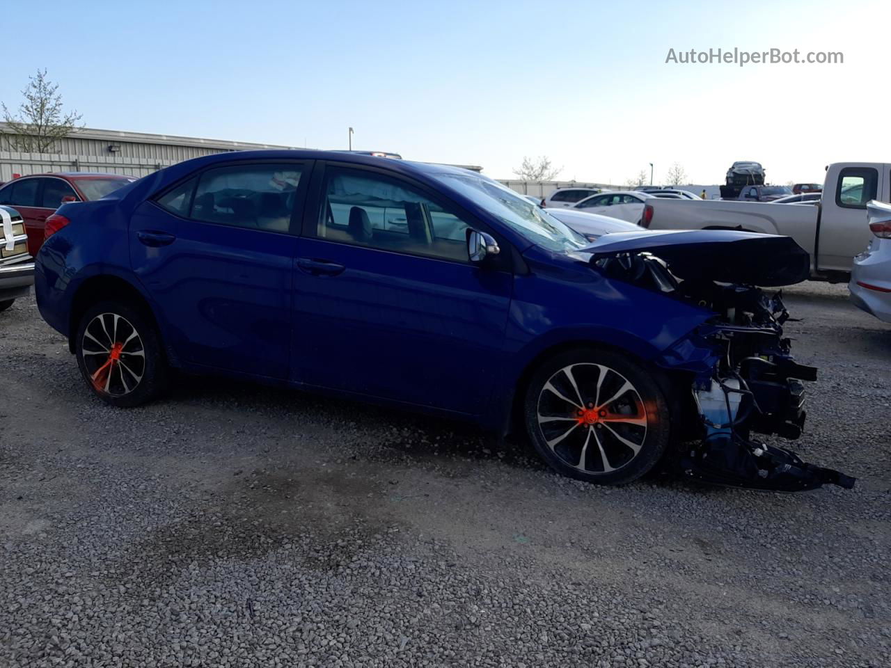 2019 Toyota Corolla L Blue vin: 2T1BURHE2KC199871