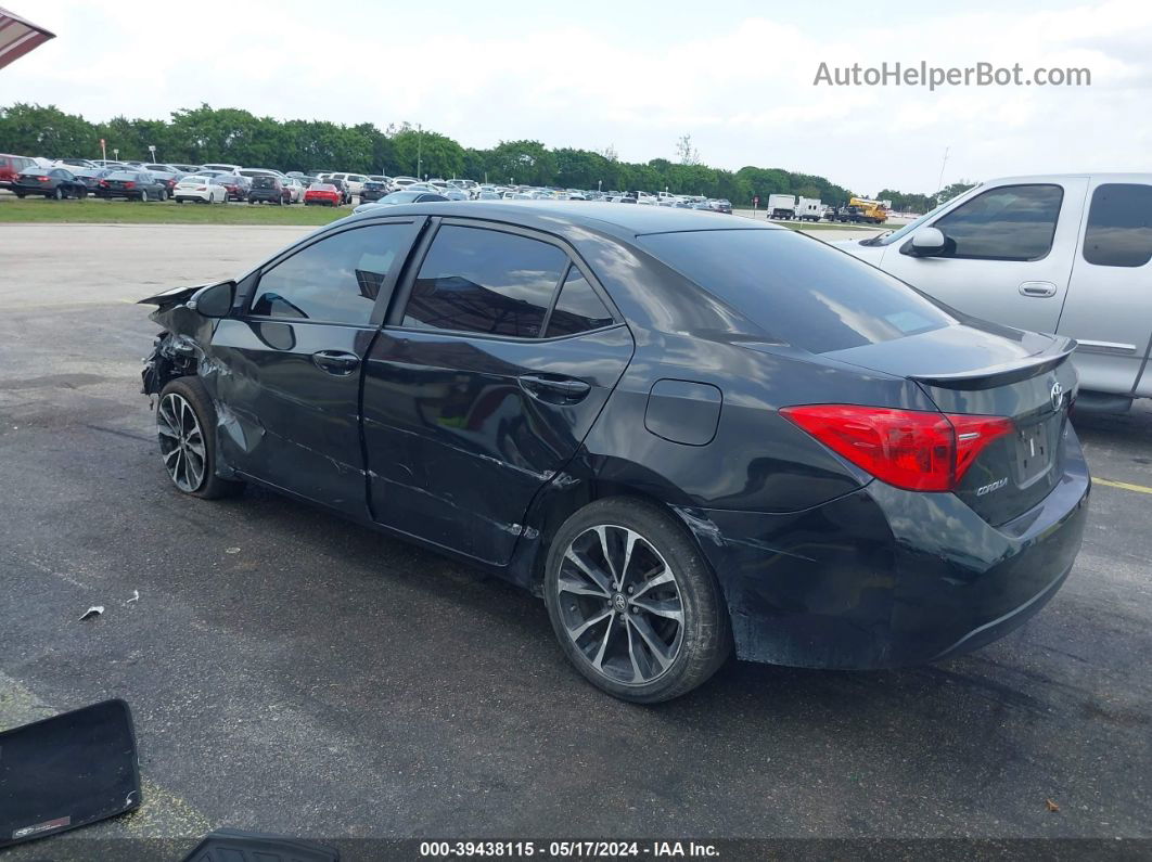 2019 Toyota Corolla Se Black vin: 2T1BURHE2KC207967