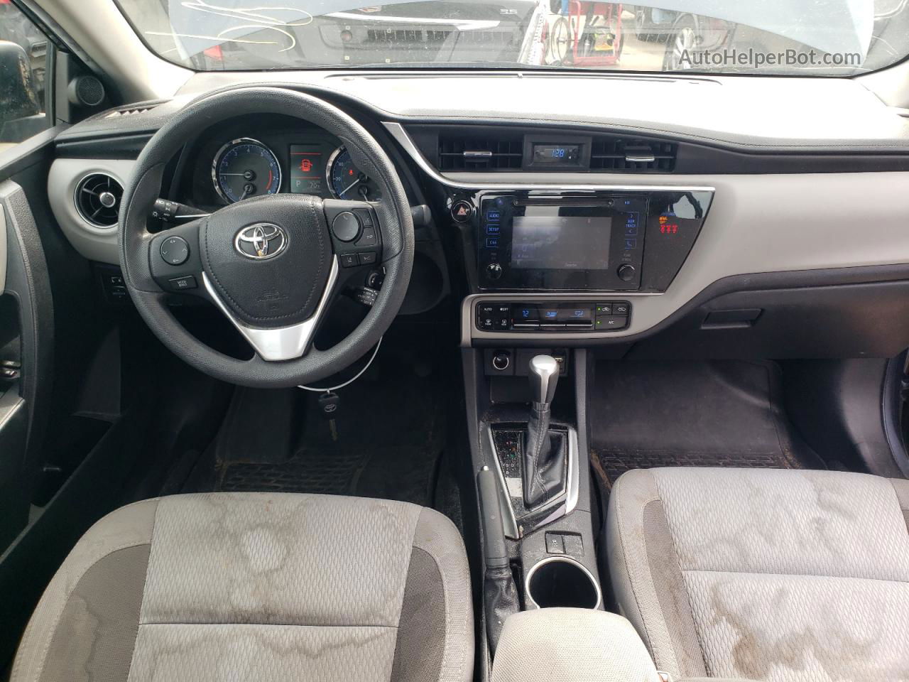 2019 Toyota Corolla L Синий vin: 2T1BURHE2KC229466