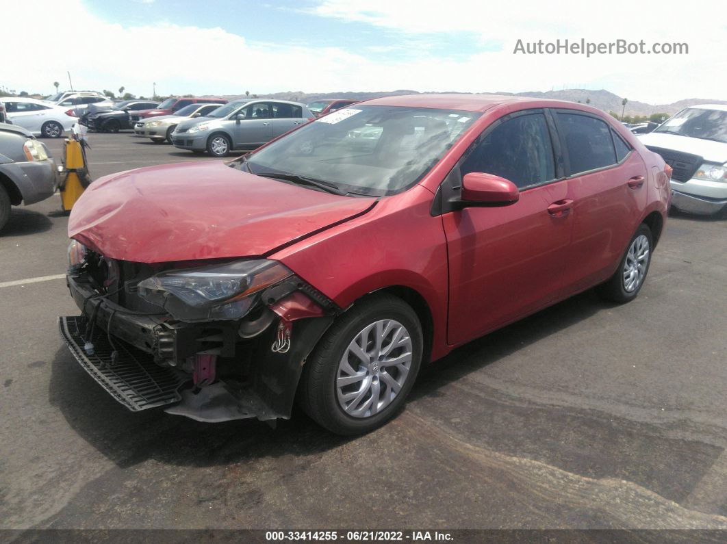 2019 Toyota Corolla L/le/se/xle/xse Red vin: 2T1BURHE2KC239897