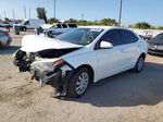 2014 Toyota Corolla L White vin: 2T1BURHE3EC002873