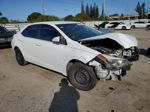 2014 Toyota Corolla L White vin: 2T1BURHE3EC002873