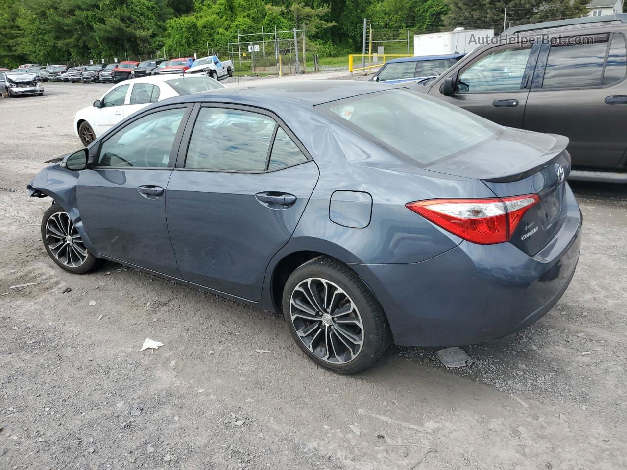 2014 Toyota Corolla L Gray vin: 2T1BURHE3EC054875