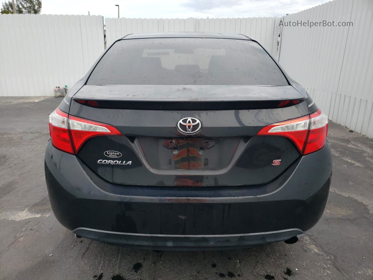 2014 Toyota Corolla L Black vin: 2T1BURHE3EC147279