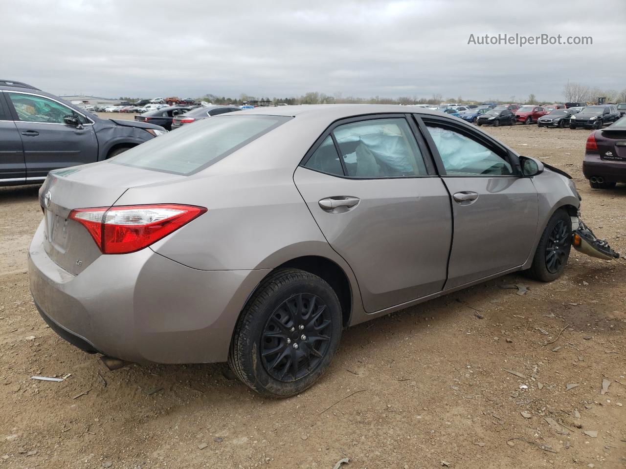 2014 Toyota Corolla L Gray vin: 2T1BURHE3EC176989