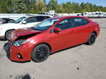 2014 Toyota Corolla L Красный vin: 2T1BURHE3EC183604