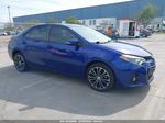 2014 Toyota Corolla S Plus Blue vin: 2T1BURHE3EC202894