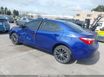 2014 Toyota Corolla S Plus Blue vin: 2T1BURHE3EC202894