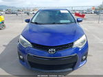 2014 Toyota Corolla S Plus Blue vin: 2T1BURHE3EC202894