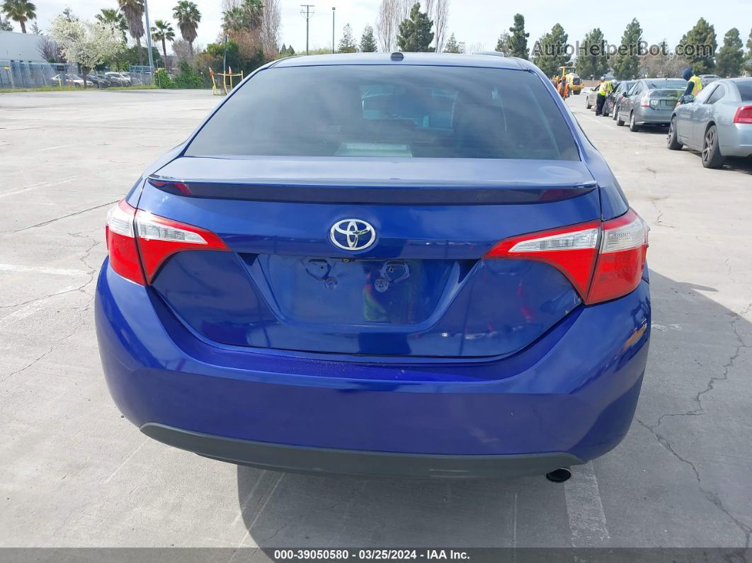 2014 Toyota Corolla S Plus Blue vin: 2T1BURHE3EC202894