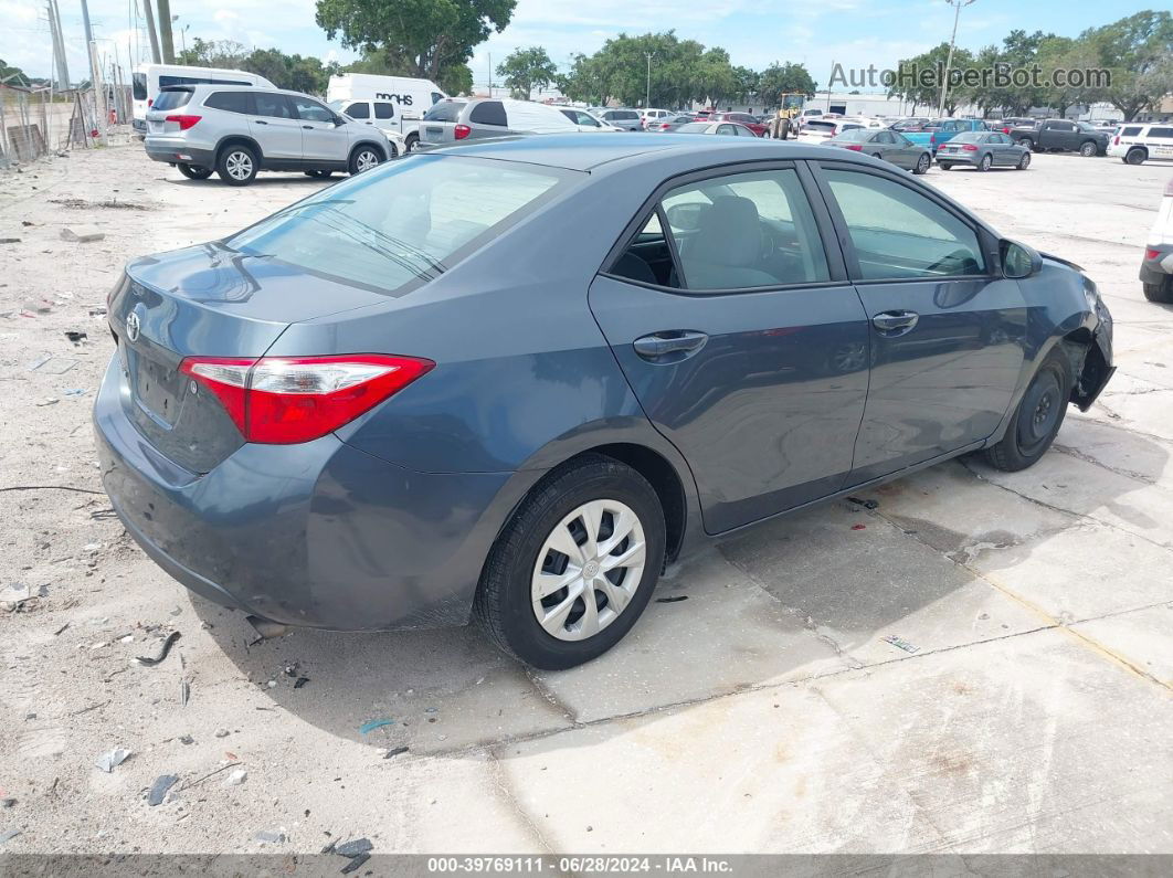 2015 Toyota Corolla L Navy vin: 2T1BURHE3FC242846