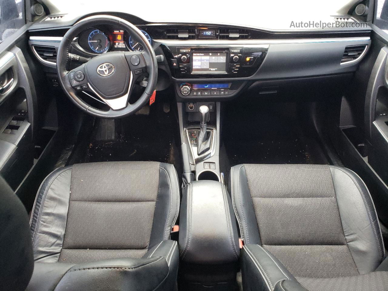 2015 Toyota Corolla L Silver vin: 2T1BURHE3FC262661