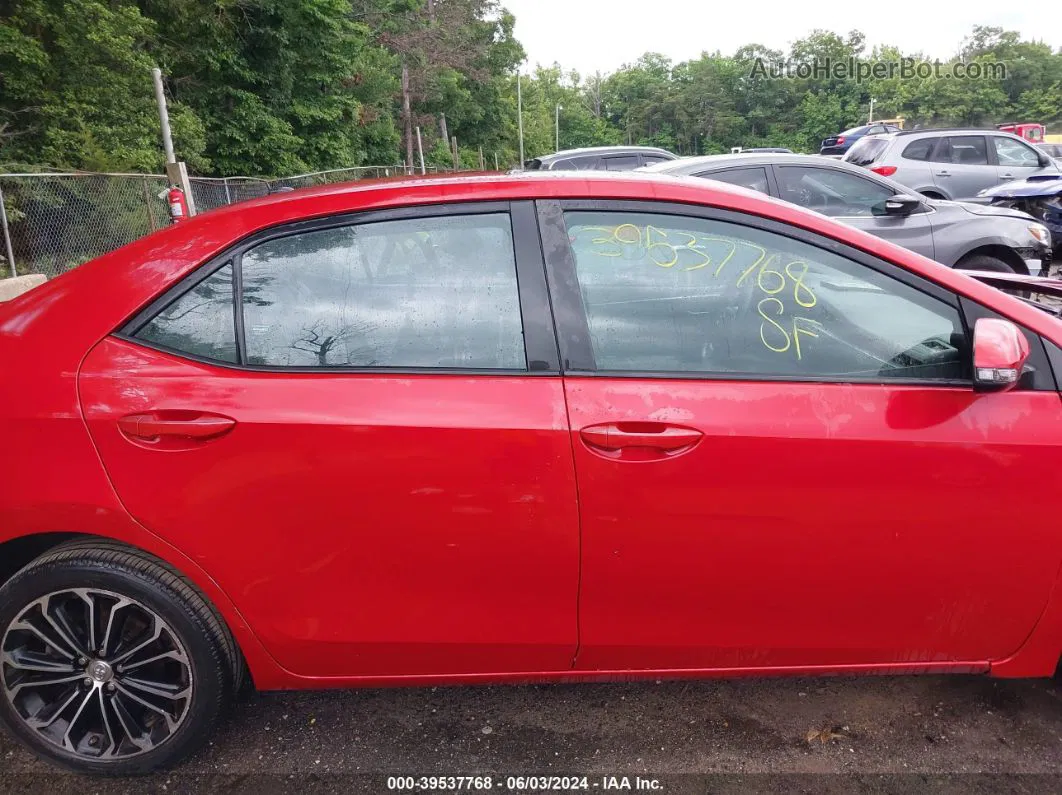 2015 Toyota Corolla S Premium Red vin: 2T1BURHE3FC266094