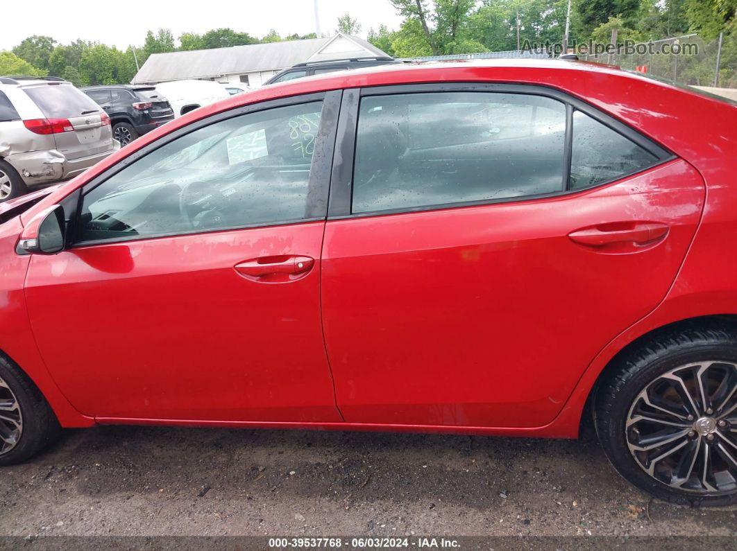 2015 Toyota Corolla S Premium Red vin: 2T1BURHE3FC266094