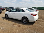 2015 Toyota Corolla L White vin: 2T1BURHE3FC274423