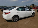 2015 Toyota Corolla L White vin: 2T1BURHE3FC274423