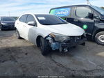 2015 Toyota Corolla Le Plus White vin: 2T1BURHE3FC289228