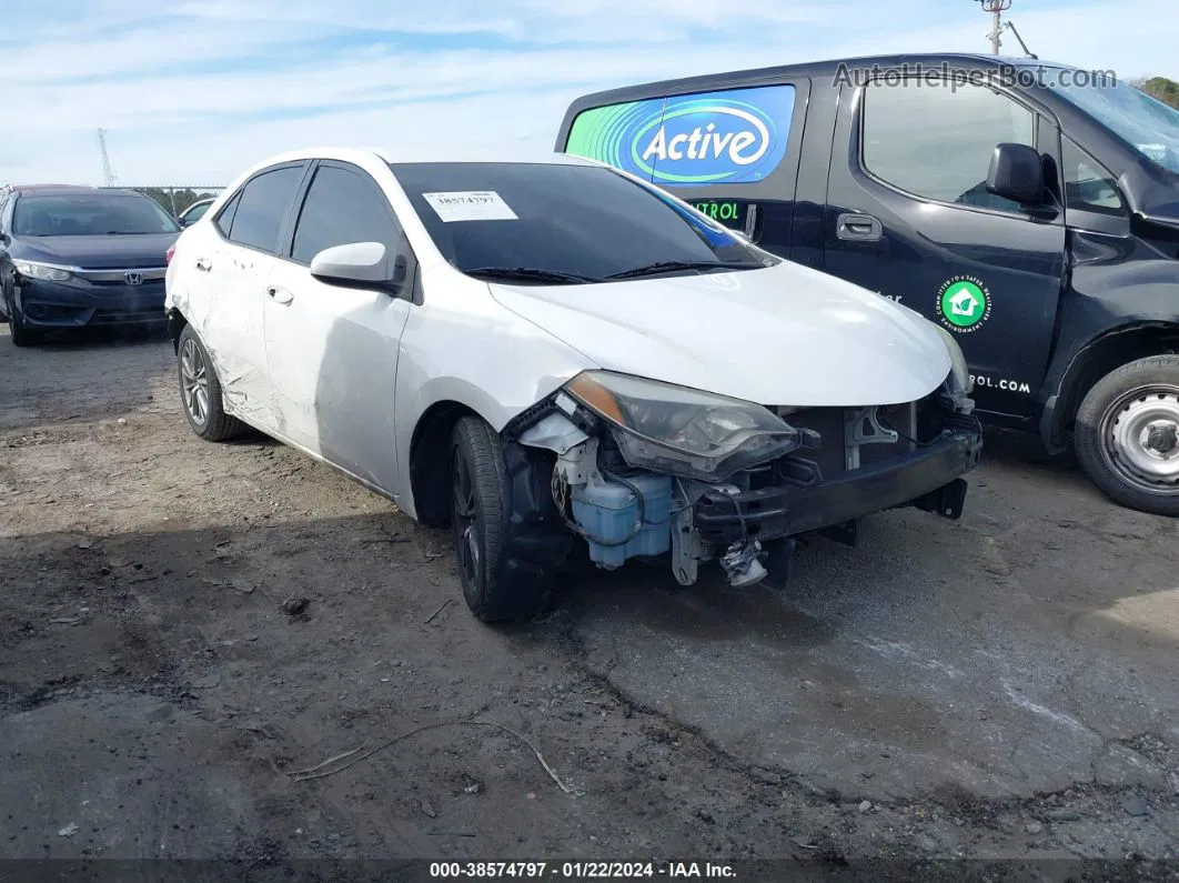 2015 Toyota Corolla Le Plus Белый vin: 2T1BURHE3FC289228