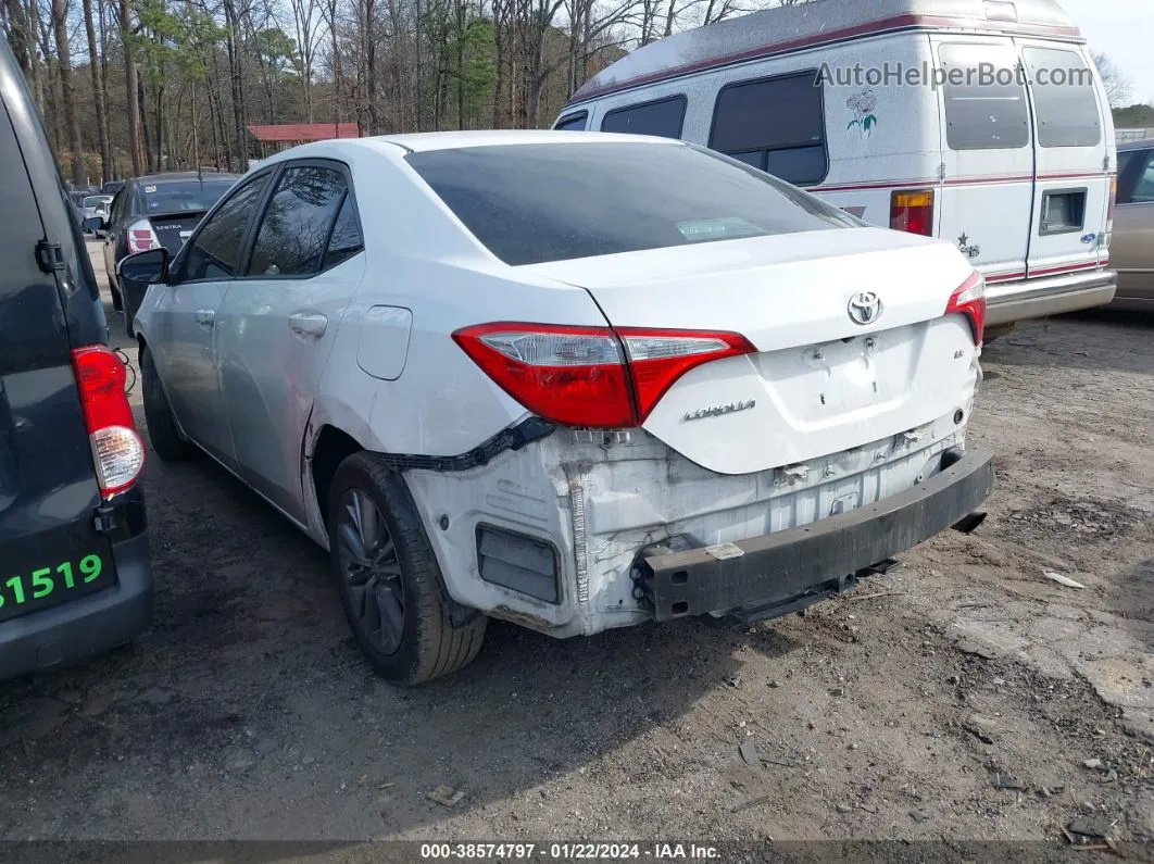 2015 Toyota Corolla Le Plus Белый vin: 2T1BURHE3FC289228